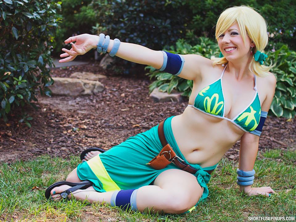 Leaping lizard cosplay